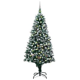 Frois 240cm Tree with Ball Set and Pine Cones