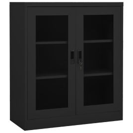 Office Cabinet Anthracite 90x40x105 cm Steel