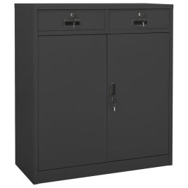 Office Cabinet Anthracite 90x40x102 cm Steel