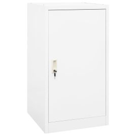 Saddle Cabinet White 53x53x105 cm Steel