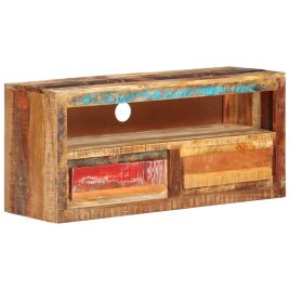 TV Cabinet 88x30x40 cm Solid Wood Reclaimed