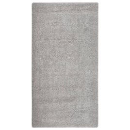 Shaggy Rug Light Grey 80x150 cm Anti Slip