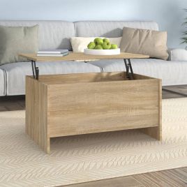 Coffee Table Sonoma Oak 80x55.5x41.5 cm Engineered Wood