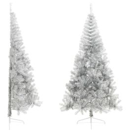 Liro Artificial Half Christmas Tree Stand Silver 210cm PET