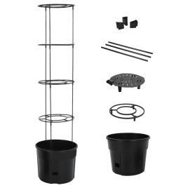 PEHOLT Tomato Grower Anthracite Dia 39x150 cm Polypropylene