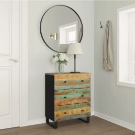 Sideboard 60x33x75 cm Solid Wood Reclaimed