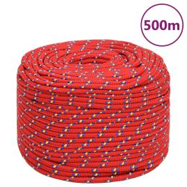 Boat Rope Red 10 mm 500 m Polypropylene