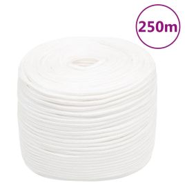 Boat Rope Full White 6 mm 250 m Polypropylene