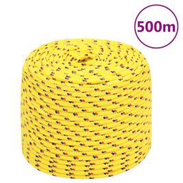 Boat Rope Yellow 8 mm 500 m Polypropylene