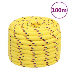 Boat Rope Yellow 20 mm 100 m Polypropylene