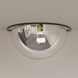 Half Domed Traffic Mirrors 2 Pcs 40cm Acrylic