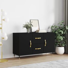 Sideboard Black 100x36x60cm Engineered Wood