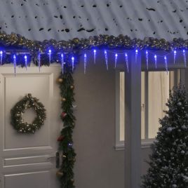 SNOVERI Christmas Icicle Light 200 LEDs Blue 20 m Acrylic PVC