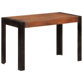 Dining Table Honey Brown 120x60x76cm Solid Wood Mango
