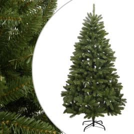 GLIMMERA Artificial Hinged Christmas Tree with Stand Green 270 cm