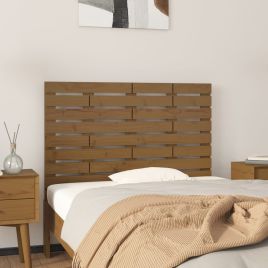 Wall Headboard Honey Brown 81x3x63cm Solid Wood Pine
