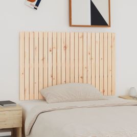 Wall Headboard 140x3x90cm Solid Wood Pine