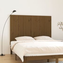 Wall Headboard Honey Brown 166x3x110cm Solid Wood Pine