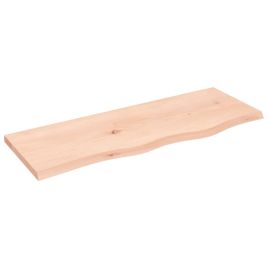 Wall Shelf 80x30x2 cm Untreated Solid Wood Oak