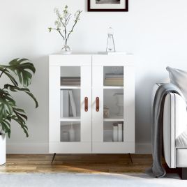 Sideboard White 69.5x34x90 cm Engineered Wood