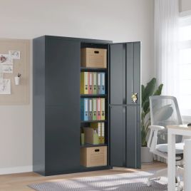 File Cabinet Anthracite 105x40x180 cm Steel