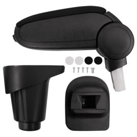 Car Armrest Black 14x35x(37-53) cm ABS