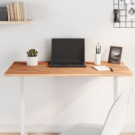 Table Top 100x60x1.5 cm Rectangular Solid Wood Beech