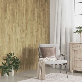 Wall Panels Wood Look Brown PVC 4.12 m²