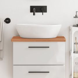 Bathroom Countertop 60x40x2.5 cm Solid Wood Beech