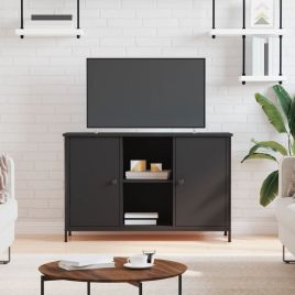TV Cabinet Black 100x35x65cm Engineered Wood