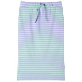 Kids' Straight Skirt with Stripes Bright Mint 140
