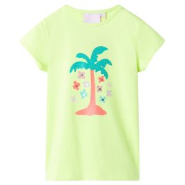 Kids' T-shirt Fluo Yellow 116