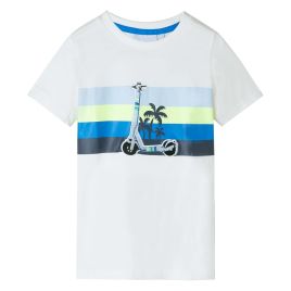 Kids' T-shirt Ecru 116 - vid-11926