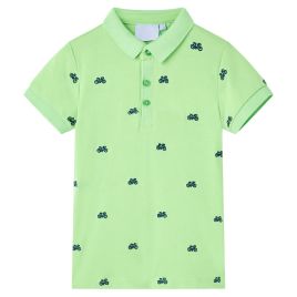 Kids' Polo ShirtÂ  Neon Green 92