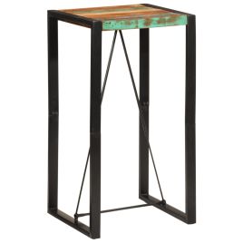 Bar Table 60x55x110 cm Solid Wood Reclaimed