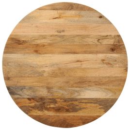 Table Top 70x3.8 cm Round Solid Wood Mango