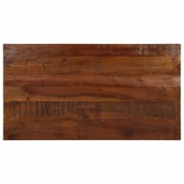Table Top 120x70x2.5 cm Rectangular Solid Wood Reclaimed