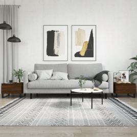 Coffee Tables 2 pcs Brown Oak 50x46x35 cm Engineered Wood