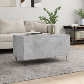 Coffee Table Concrete Grey 90x44.5x45 cm Engineered Wood