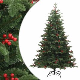 Fluer 210cm Hinged Tree with Berries and Cones