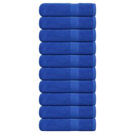 Bath Towels 10 pcs Blue 100x150 cm 360 gsm 100% Cotton