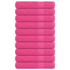 Sauna Towels 10 pcs Pink 80x200 cm 360 gsm 100% Cotton