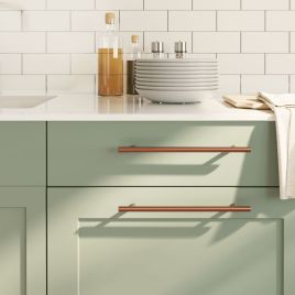 Cabinet Handles 20 Pcs Bronze 224mm Stainless Steel