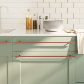 Cabinet Handles 10 Pcs Bronze 480mm Stainless Steel