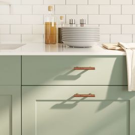 Cabinet Handles 10 Pcs Bronze 64mm Stainless Steel