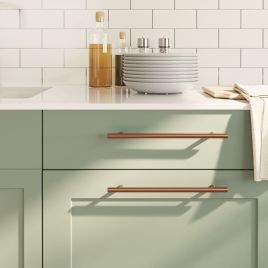 Cabinet Handles 5 Pcs Bronze 224mm Stainless Steel