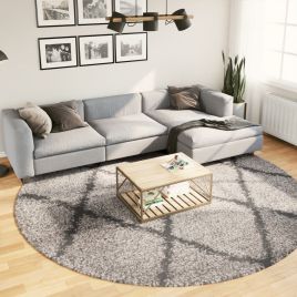 Shaggy Rug High Pile Modern Beige and Anthracite 280cm