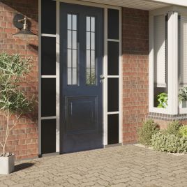 Window Films 5 pcs Static Frosted Black PVC - vid-3208958