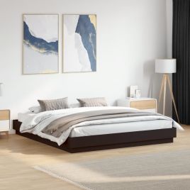 Bedframe Black 180x200cm Super King
