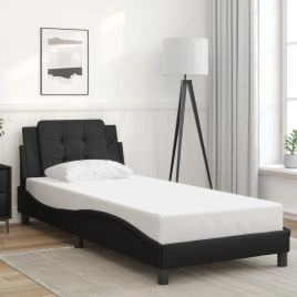 Bedframe Black 80x200cm Faux Leather